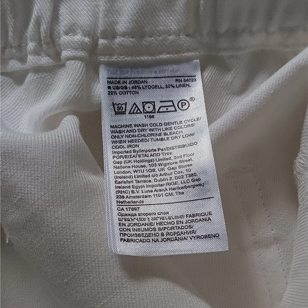 Banana Republic Women's Wide-Leg Pants White XS